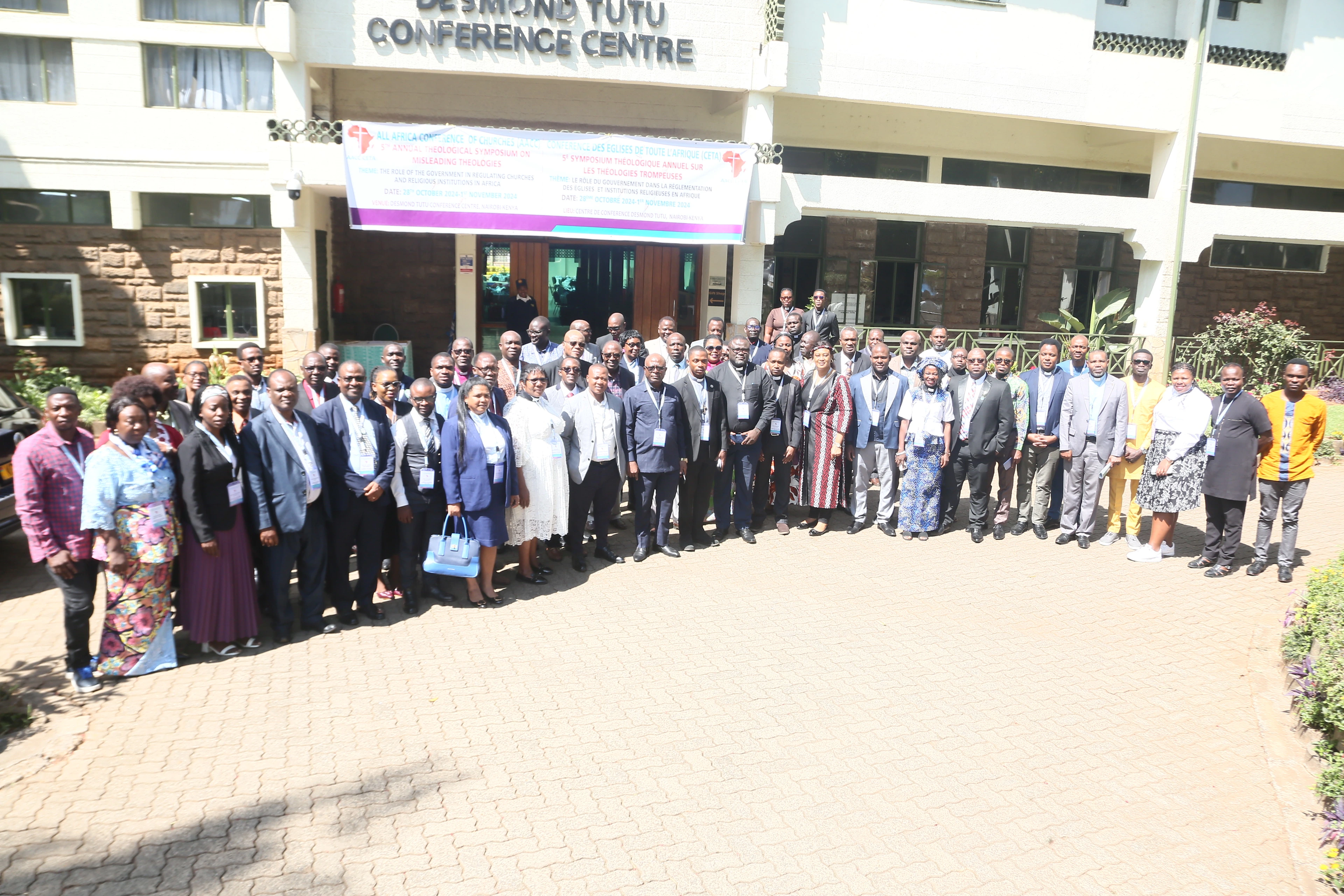 A group photo of the participants during the symposium 