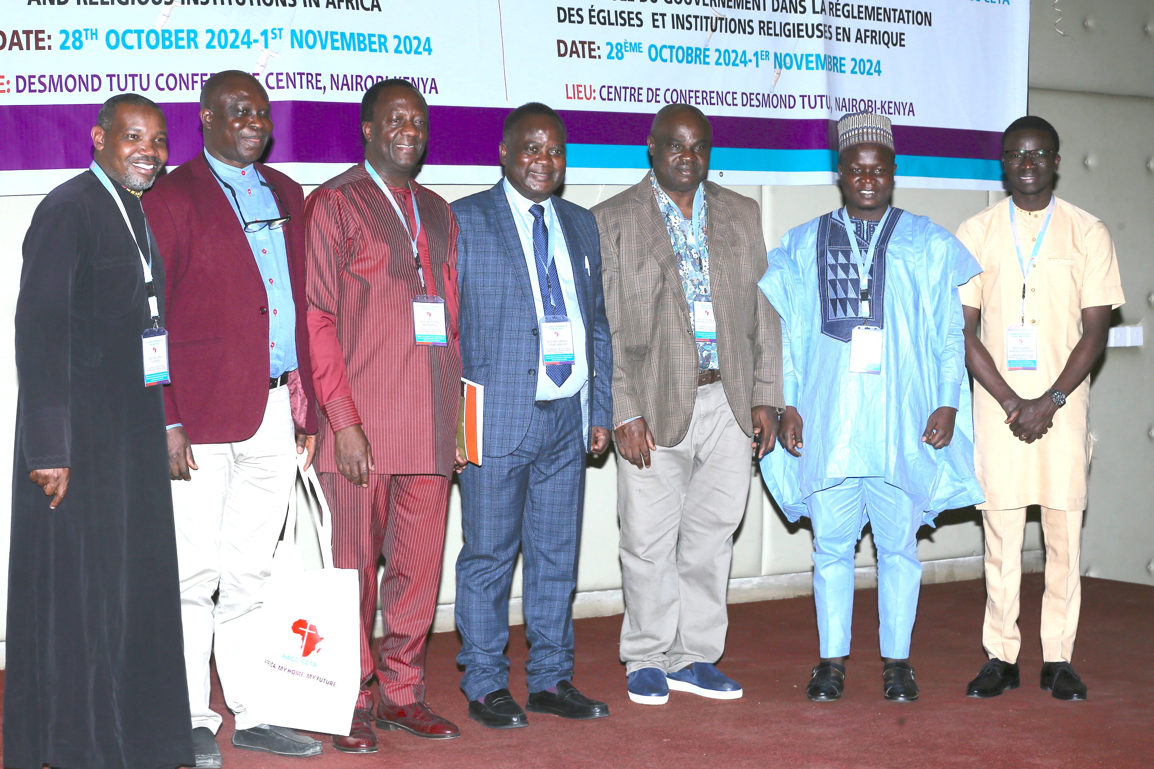 Rev. Dr. Fidon, Fr. Dr Njoroge, Rev Akanji  and other participants during the symposium